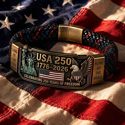 🔥Last Day 49% OFF🦅USA 250TM Freedom Legacy Bracelet (1776–2026)