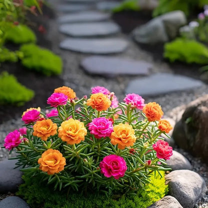 🌸Moss Rose Seeds – 🌿Perennial Flower Seeds / Large Flowers / Easy to Grow
