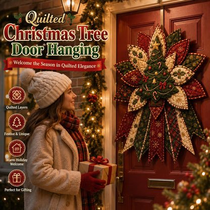 TopSpire®Beginner-Friendly Oversized Christmas Character Quilted Door Hanger Sewing Kit Complete Kit with All Tools & Step-by-Step Guide Included