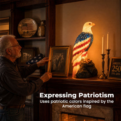 🦅US 250th Anniversary Patriotic Bald Eagle Lamp