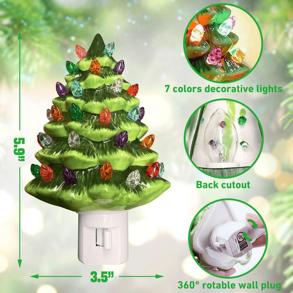 TopSpire®Christmas Tree Night Light