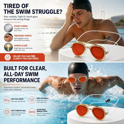 Sunny G Swim Goggles – Anti-Fog UV Protection Swimming Goggles 🏊‍♂️☀️