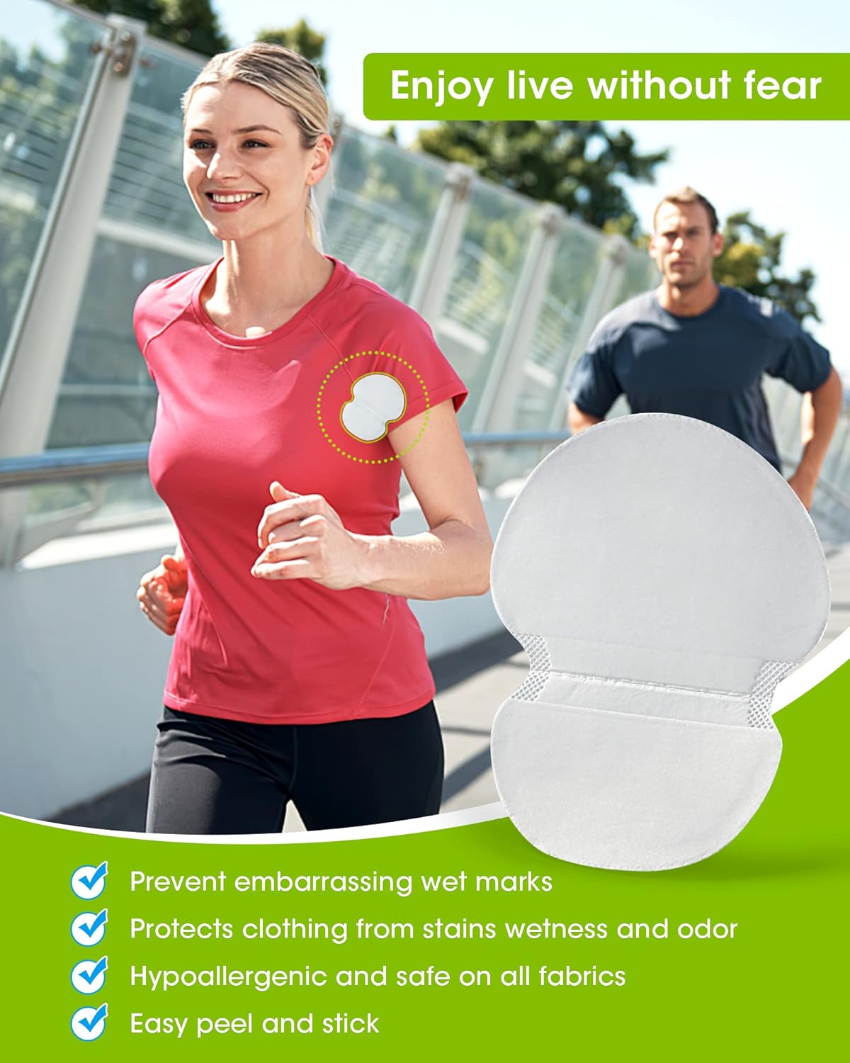 💧✨ Underarm Sweat Pads - PREMIUM QUALITY Fight Hyperhidrosis