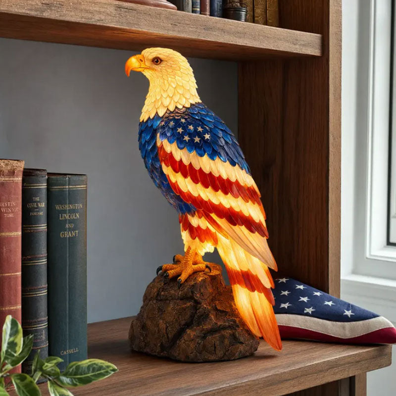 🦅US 250th Anniversary Patriotic Bald Eagle Lamp