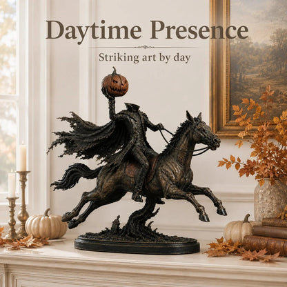 💥Surprise 50% Off！💥Midnight Chase Headless Horseman LED Statue - Halloween Decor
