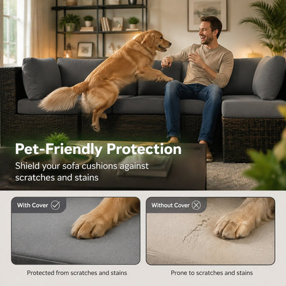 🪑 Stretch Sofa Cushion Covers Set (4 / 8 / 12 PCS) 🔥
