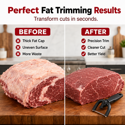 💥Surprise 50% Off！🥩 Handheld Fat Trimmer for Beef & Pork BBQ Prep