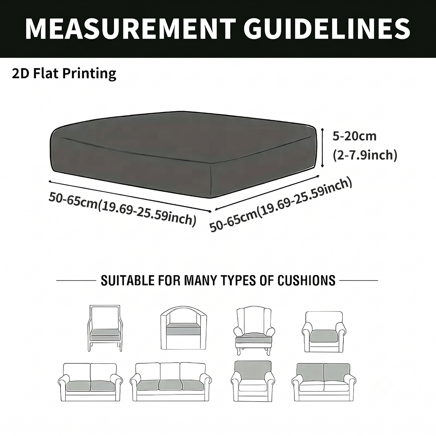 🪑 Stretch Sofa Cushion Covers Set (4 / 8 / 12 PCS) 🔥