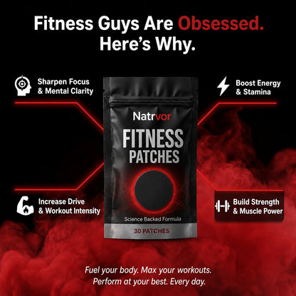 Natrvor Fitness Patch — Train Harder. Recover Smarter. Stay Focused.