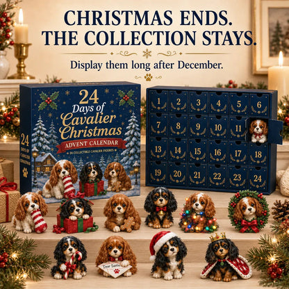 🐶 "24 Days of Cavalier Christmas" TopSpire®2026 – A 24-day Christmas countdown with 24 collectible Cavalier surprises