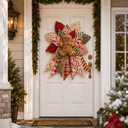 TopSpire®Beginner-Friendly Oversized Christmas Character Quilted Door Hanger Sewing Kit Complete Kit with All Tools & Step-by-Step Guide Included