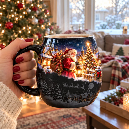 🎅🏻🎁TopSpire®Christmas Magic Color-Changing Mug – Heat Reveal Holiday Gift