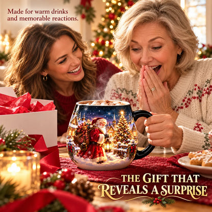 🎅🏻🎁TopSpire®Christmas Magic Color-Changing Mug – Heat Reveal Holiday Gift
