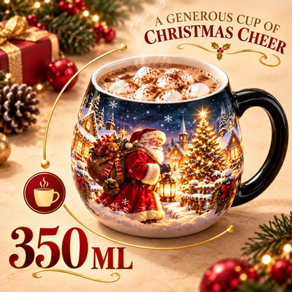 🎅🏻🎁TopSpire®Christmas Magic Color-Changing Mug – Heat Reveal Holiday Gift