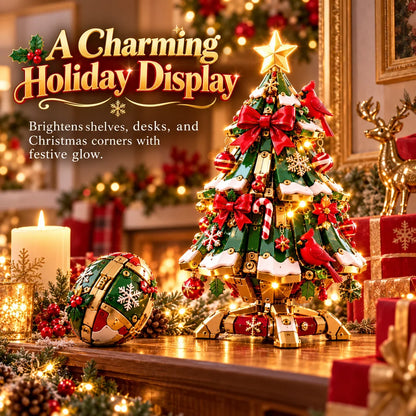 🔥 Last Day 50% Off 🔥 TopSpire®Egg-to-christmas Tree™ Magical Transforming Toy – Cardinal Christmas Tree Holiday Gift 🎄🎁✨