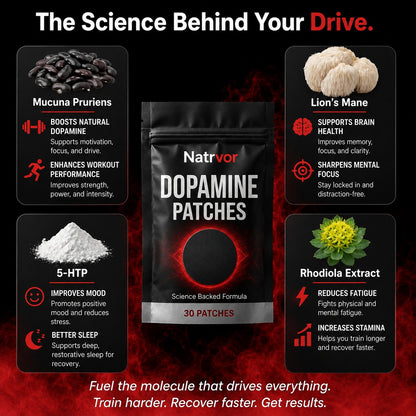 Natrvor Fitness Patch — Train Harder. Recover Smarter. Stay Focused.