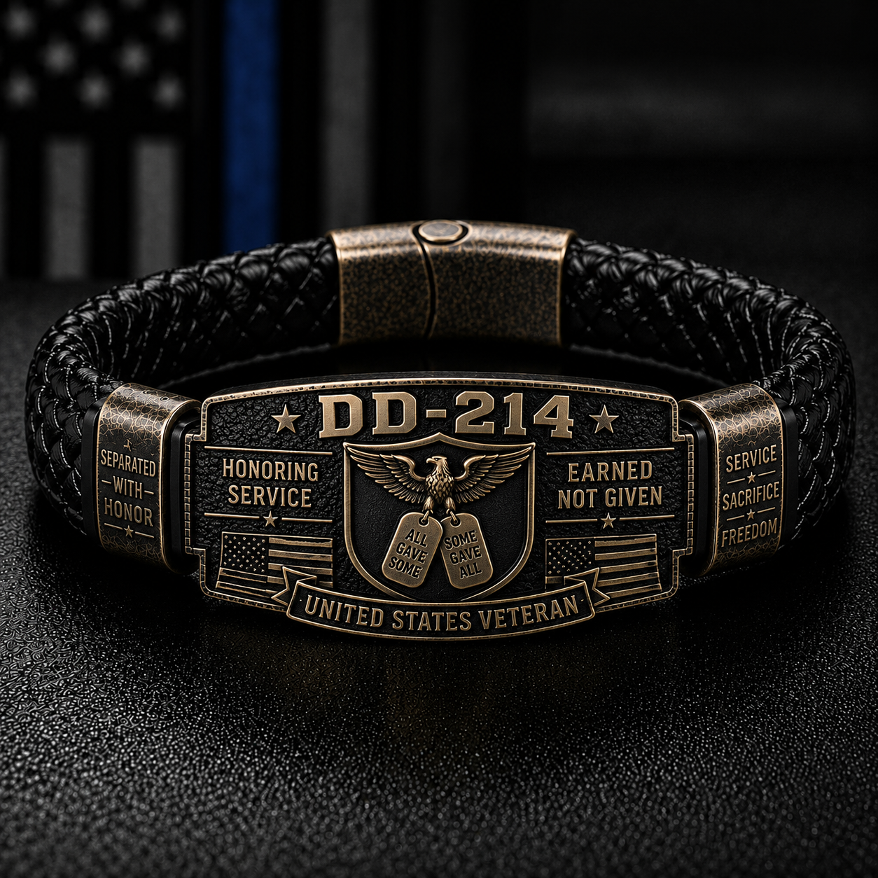 DD-214 Veteran Honor Bracelet - Only 17 Left