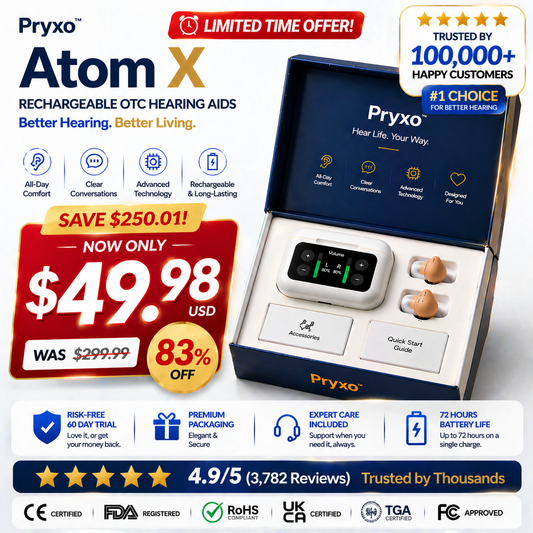 🔥Today Only! Pryxo™ Atom X Smart Headphones for the elderly — Hear Clearly, Feel Confident Again 💖