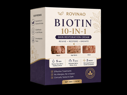 ROVINAO® Biotin 10-in-1 Skin Restoration Cream 🍀
