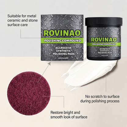 ✨🔧All-in-one polish for surface restoration with polishing cloth🛠️💎