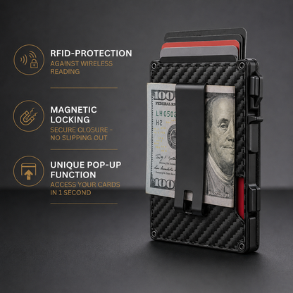 Rovinao™ Minimalist Wallet - Maximum Capacity. Minimal Footprint.