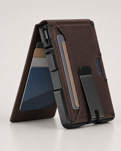 Rovinao™ Minimalist Wallet - Maximum Capacity. Minimal Footprint.