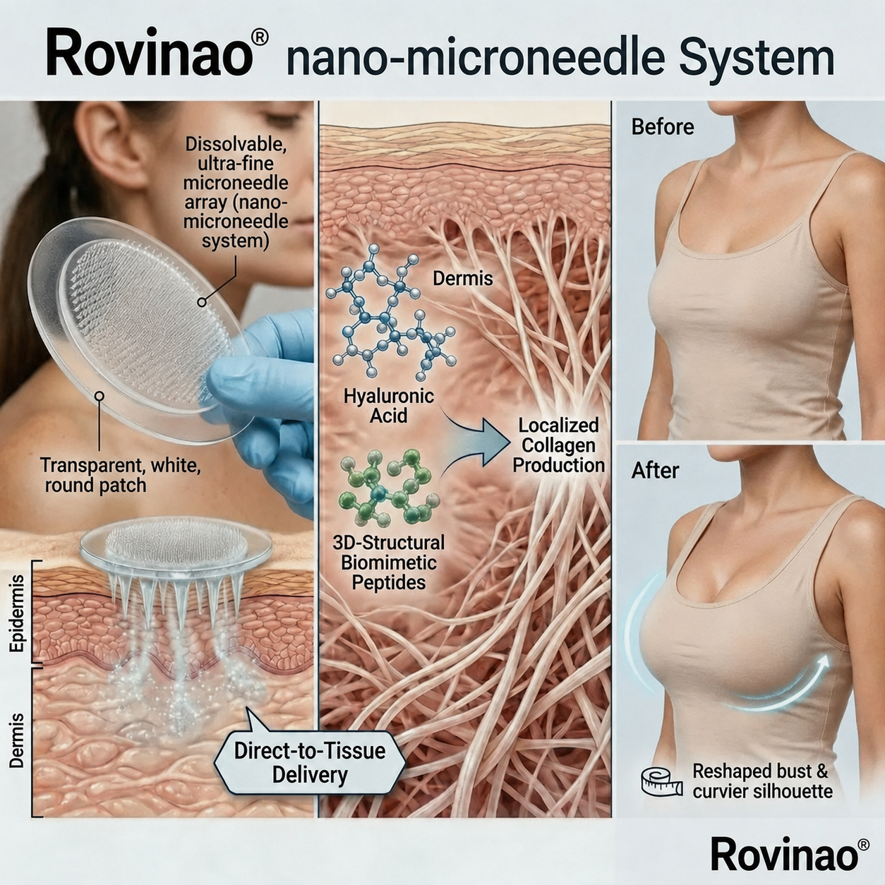 🔥Limited-time 60% sale--Rovinao Targeted Breast Enhancement Advanced Nano-Microneedle Patches