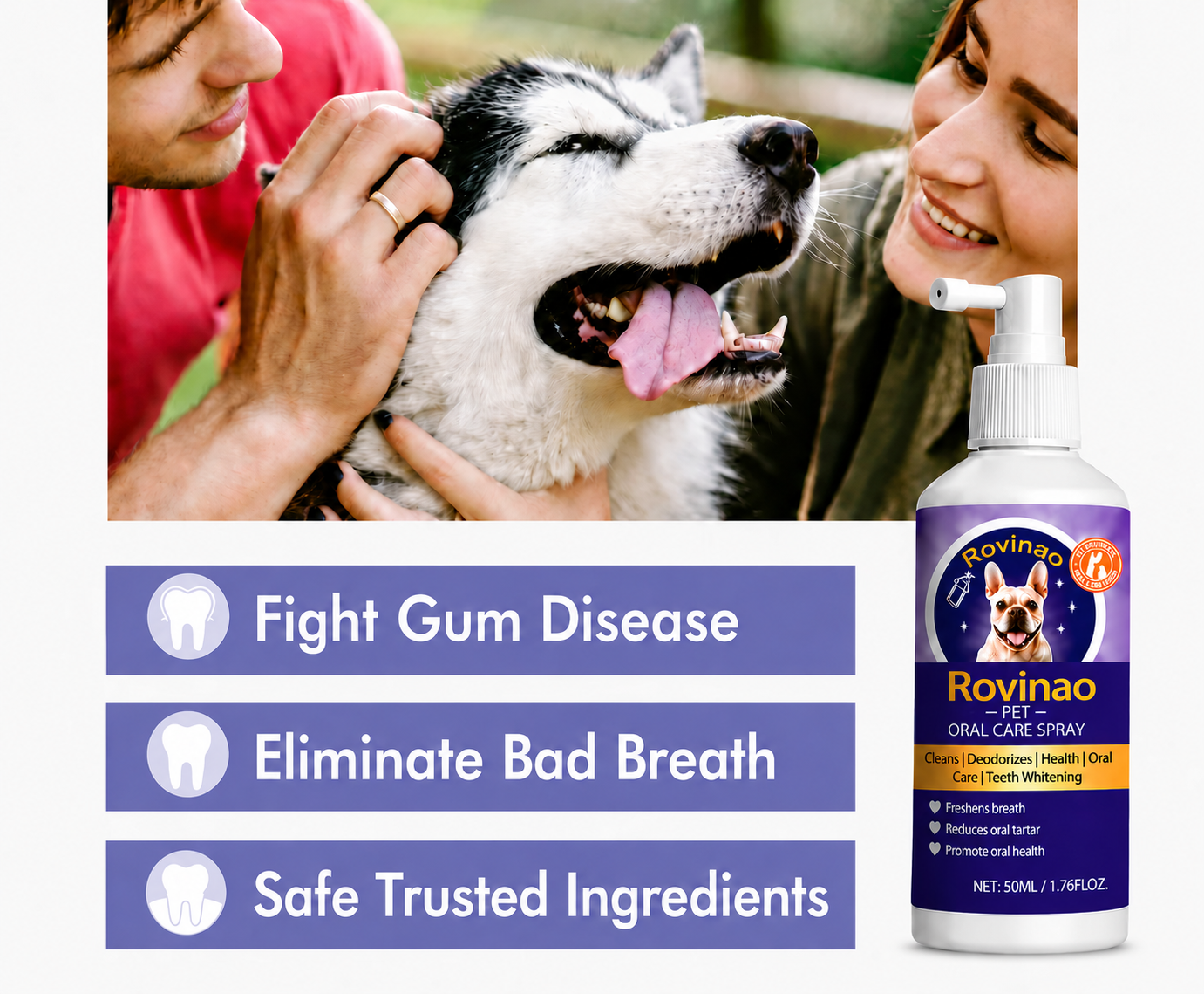 Rovinao™ 🍃Say Goodbye to Bad Breath & Plaque — Without Brushing