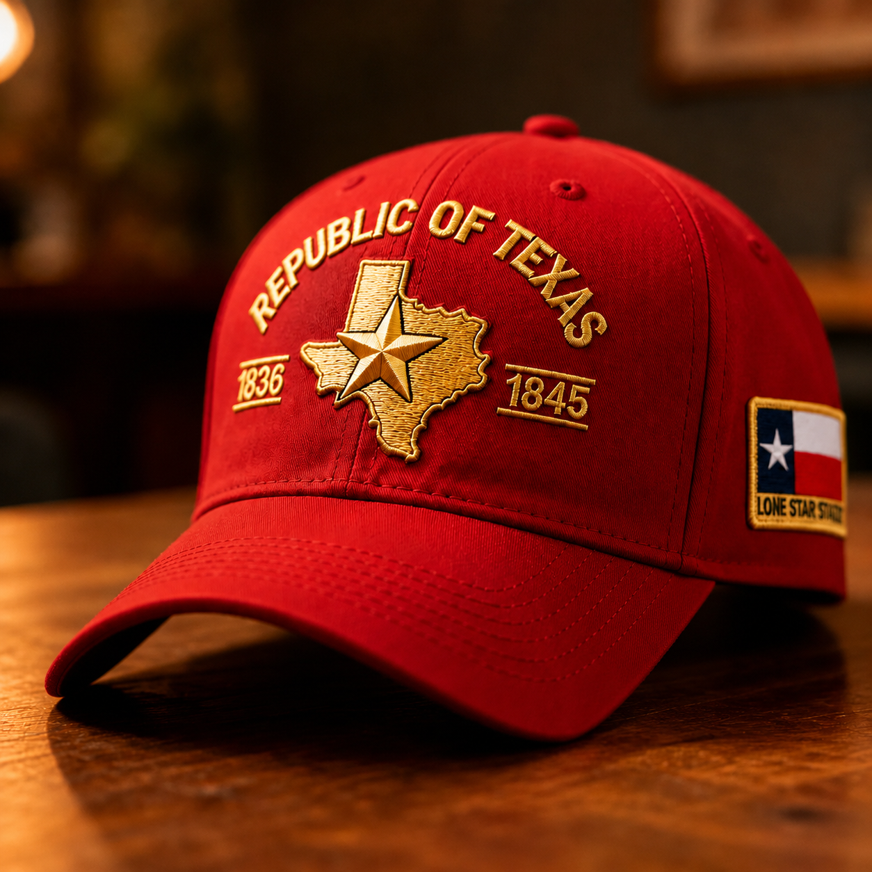 Texas Pride Runs Deep 🤠 – Republic of Texas Heritage Embroidered Hat