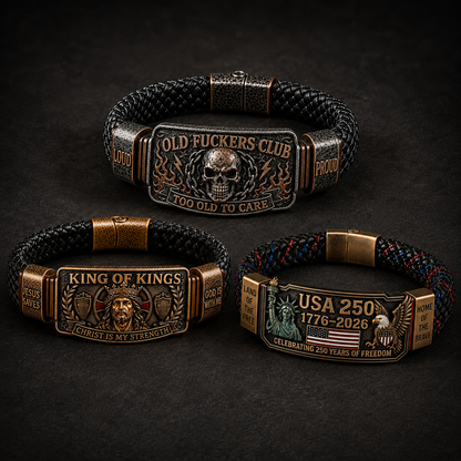 🔥Last Day 49% OFF🦅USA 250TM Freedom Legacy Bracelet (1776–2026)