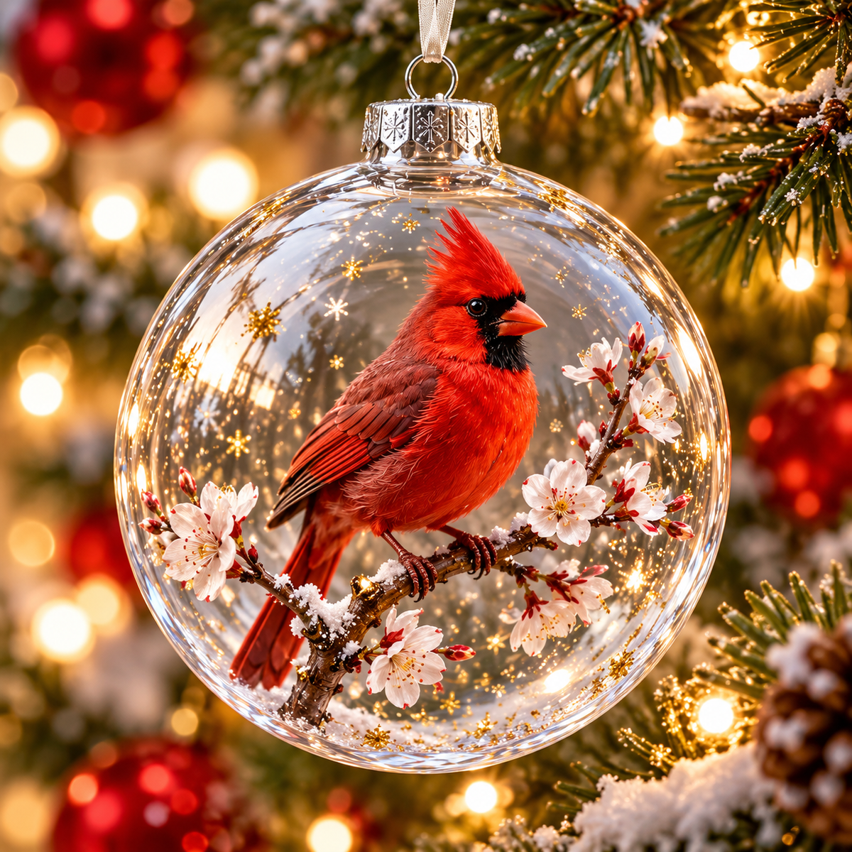 TopSpire®Wildlife Christmas Ornament Collection - Lifelike Animal Keepsakes