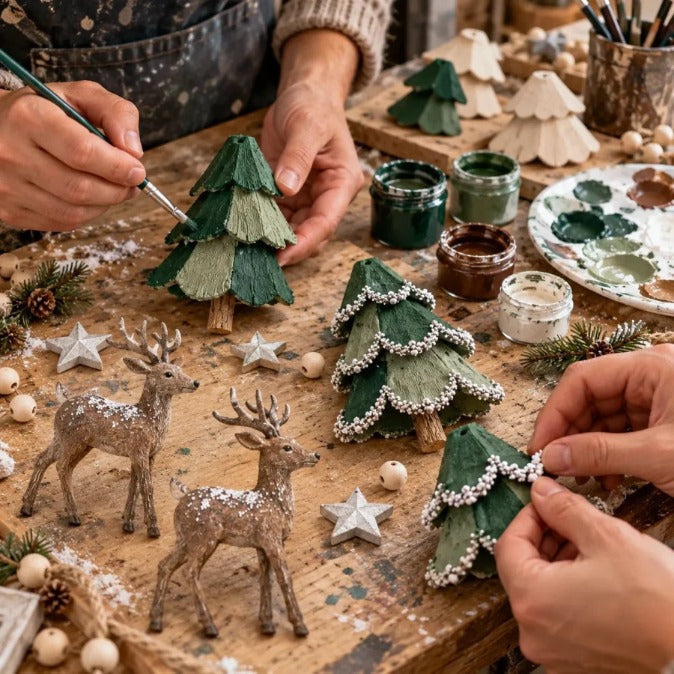 🎁🎄✨ TopSpire® Enchanted Lighted Woodland Christmas Garland