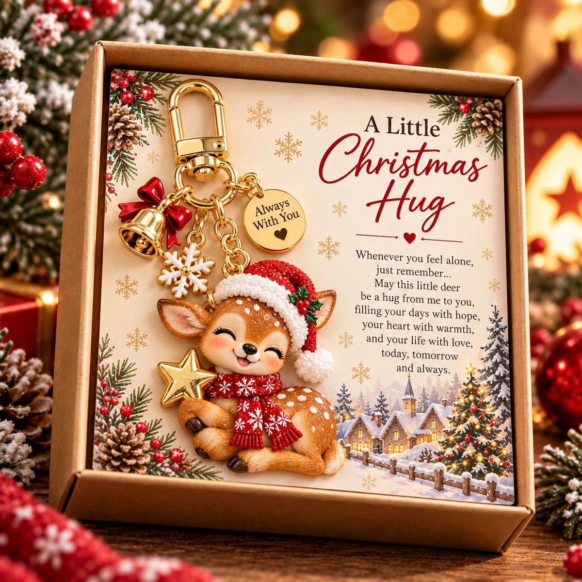🎄TopSpire® A Little Christmas Hug — Carry My Love Wherever You Go ♥✨