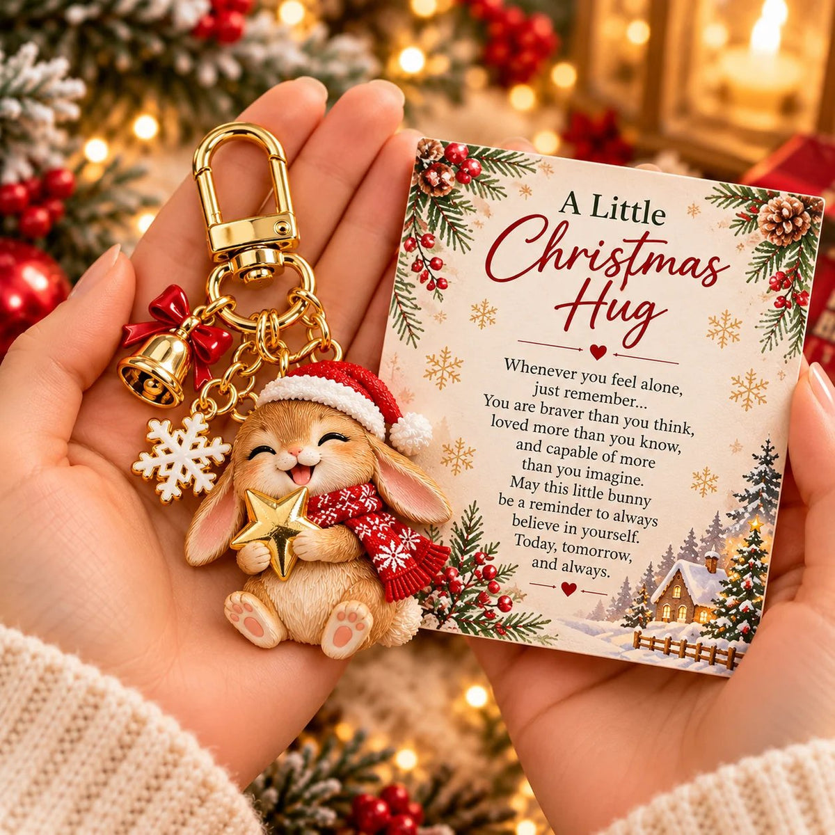 🎄TopSpire® A Little Christmas Hug — Carry My Love Wherever You Go ♥✨