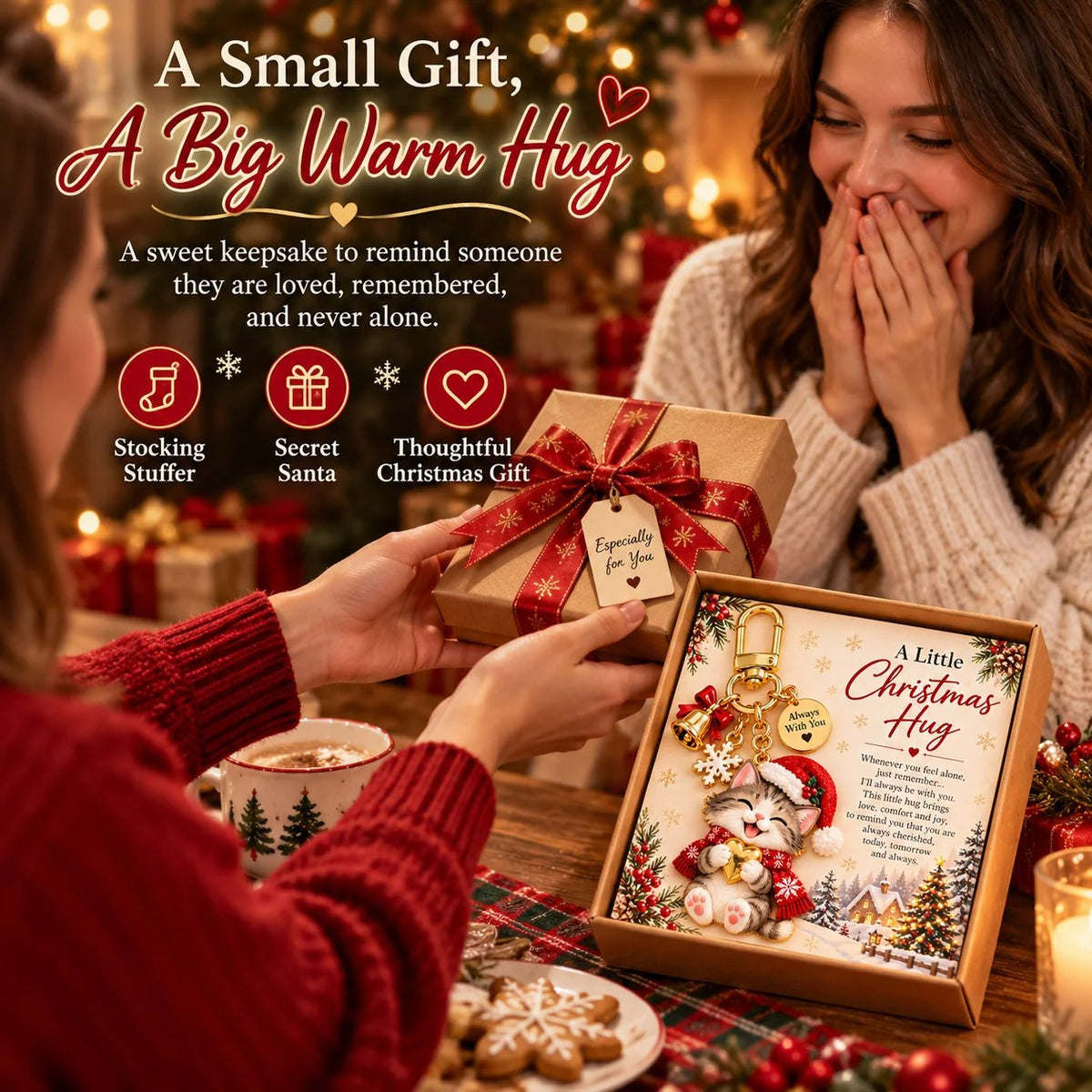 🎄TopSpire® A Little Christmas Hug — Carry My Love Wherever You Go ♥✨