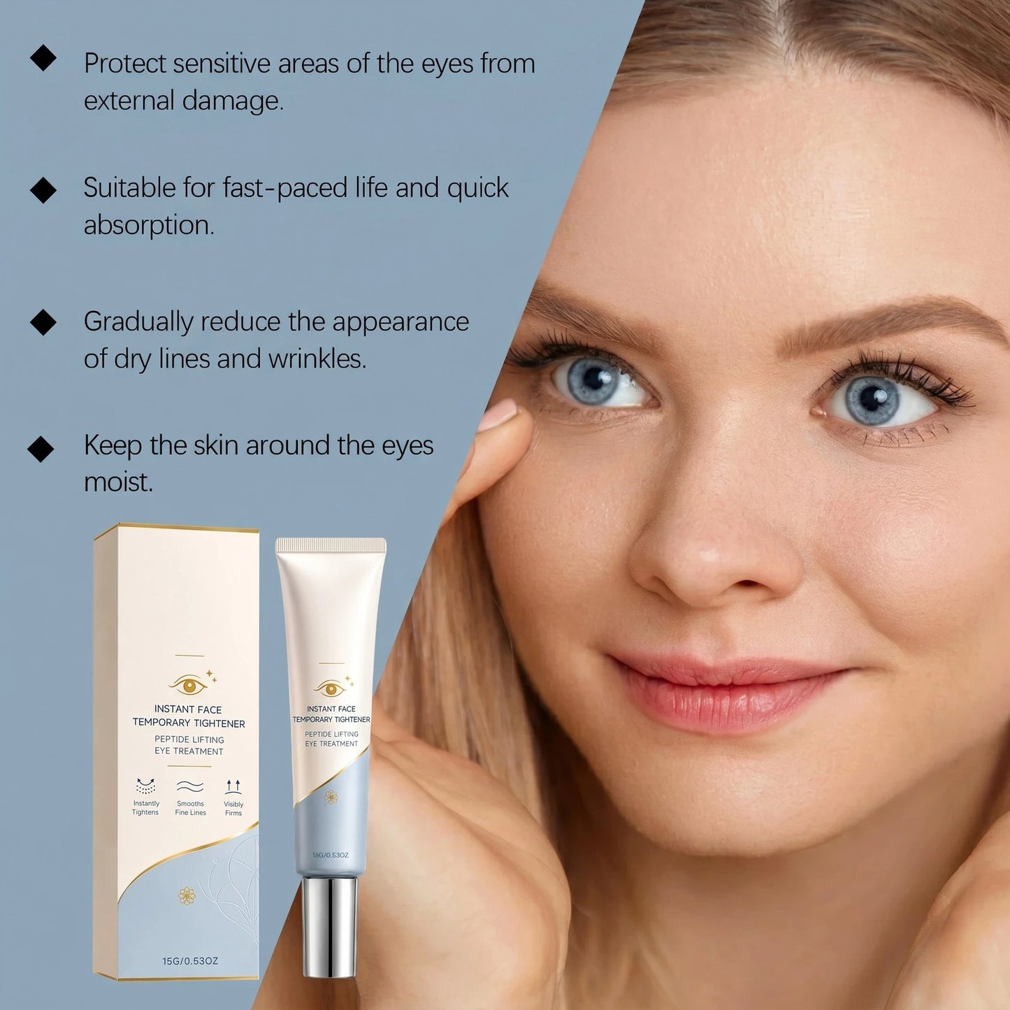 Instant Face Temporary Tightener – Instant visible results in 30 seconds