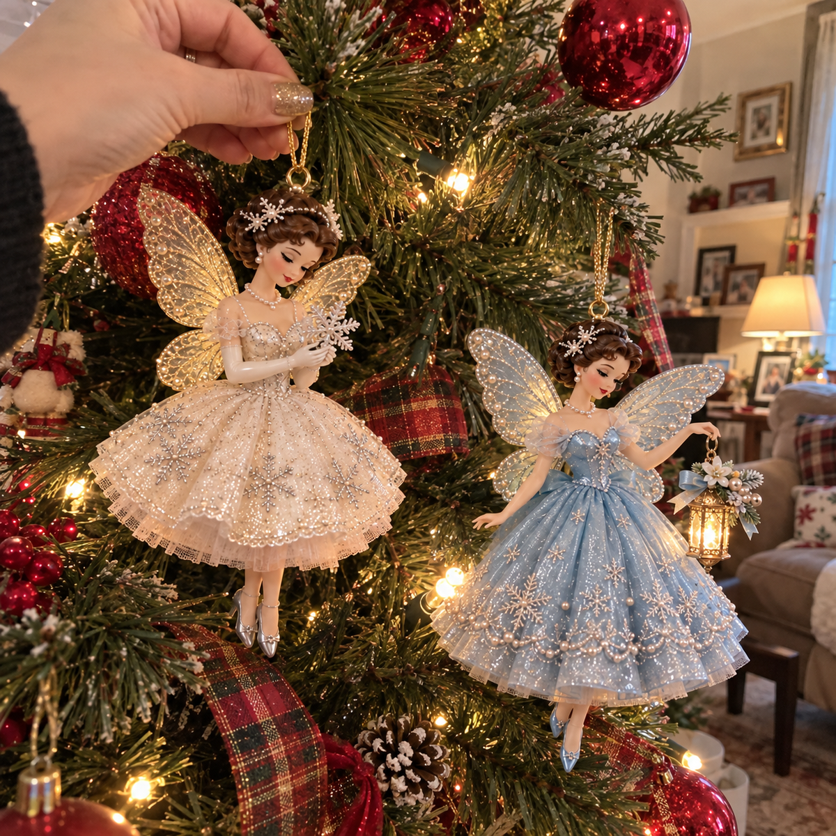 TopSpire®Vintage Fairy Christmas Ornaments
