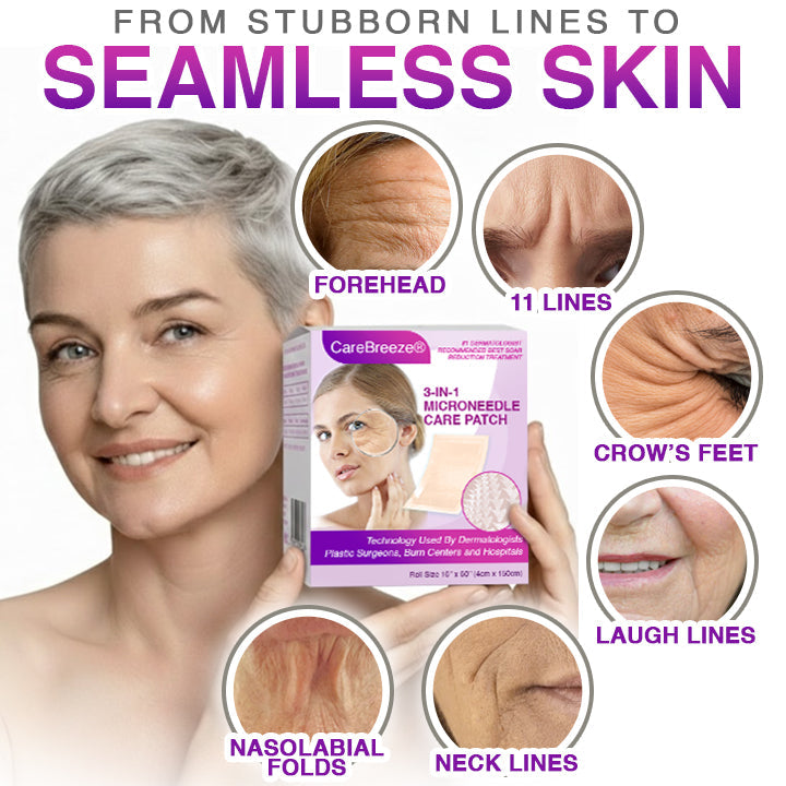 CareBreeze® 3-in-1 Microneedle Anti-Aging Patch