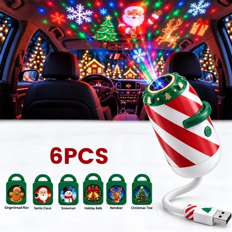 🎄Last Day 49% OFF🎅TopSpire®Merry Ride Christmas Car Projector Light