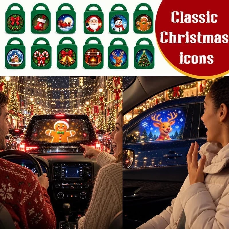 🎄Last Day 49% OFF🎅TopSpire®Merry Ride Christmas Car Projector Light
