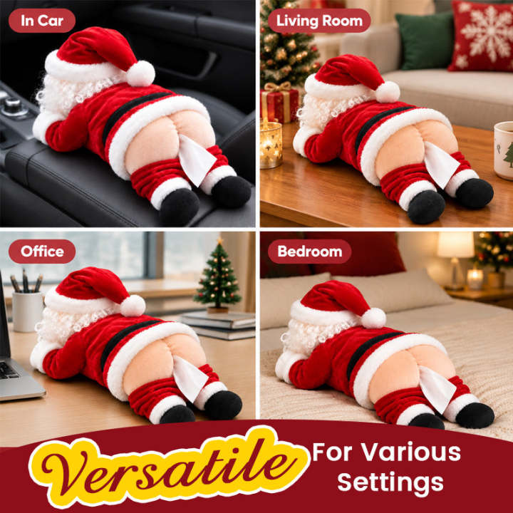 TopSpire®Funny Christmas Tissue Box Cover