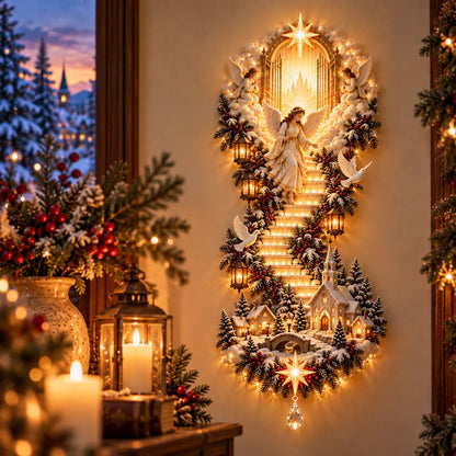 ✨ TopSpire®Jesus Light of Heaven Christmas Wall Hanging✝️