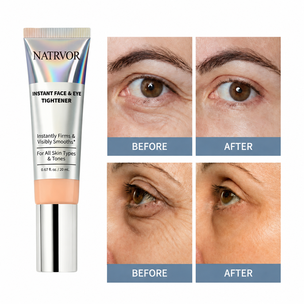 Natrvor™ Instant Face Temporary Tightener – Instant visible results in 30 seconds