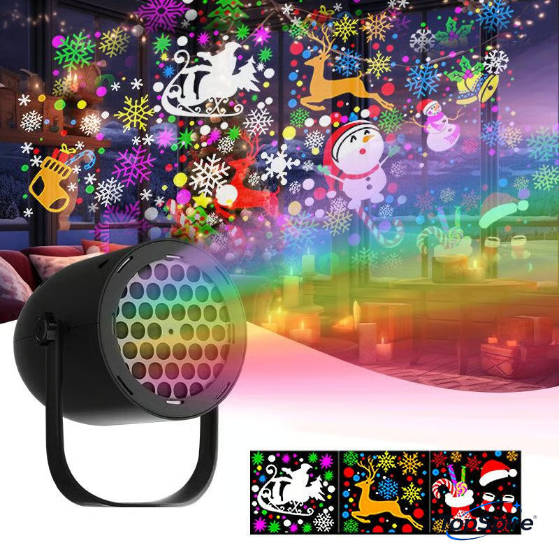 🎄✨ TopSpire®Magical Christmas LED Projector – 16 Festive Patterns to Transform Your Home! 🌈
