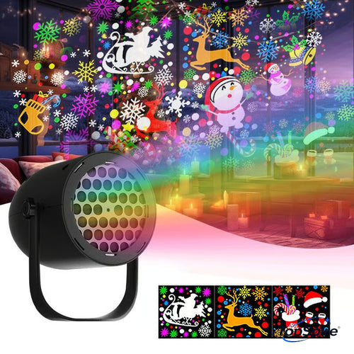🎄✨ TopSpire®Magical Christmas LED Projector – 16 Festive Patterns to Transform Your Home! 🌈