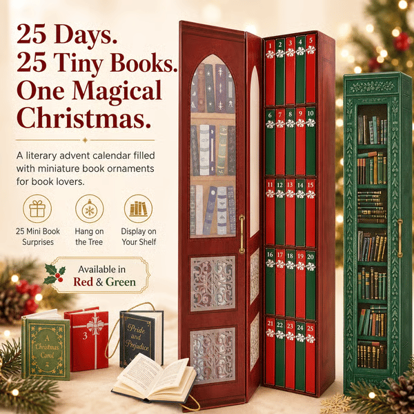 TopSpire®25 Day Mini Book Advent Calendar A Book Lover's Christmas Countdown
