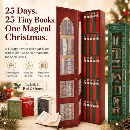 TopSpire®25 Day Mini Book Advent Calendar A Book Lover's Christmas Countdown