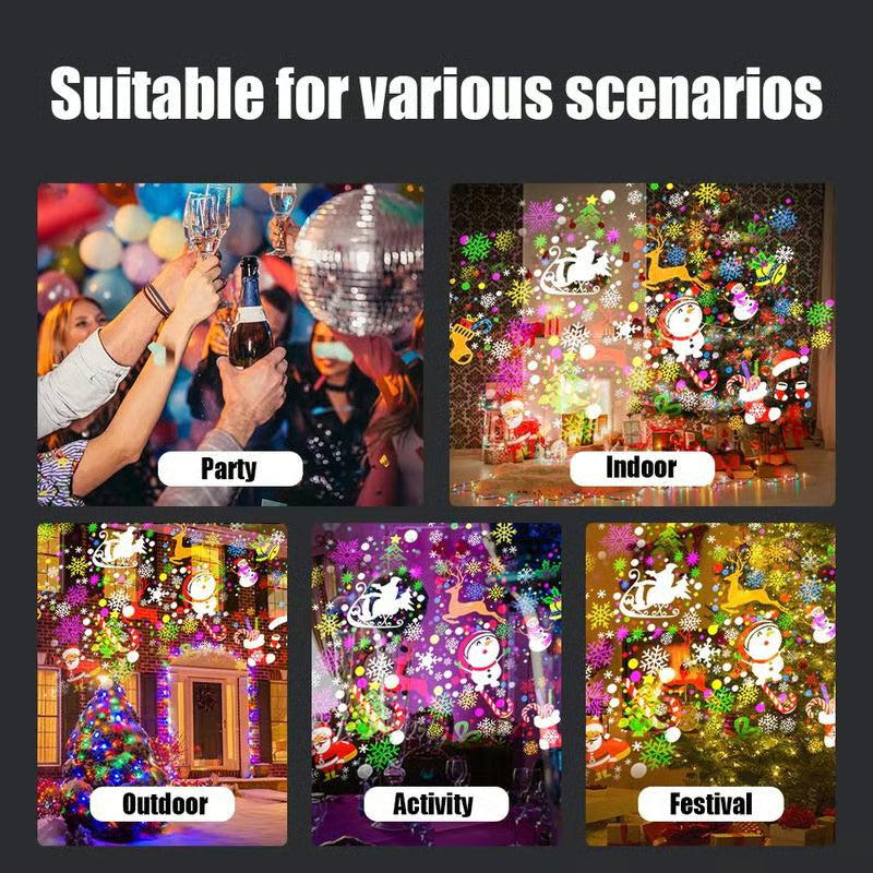 🎄✨ TopSpire®Magical Christmas LED Projector – 16 Festive Patterns to Transform Your Home! 🌈