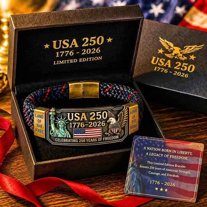 🔥Last Day 49% OFF🦅USA 250TM Freedom Legacy Bracelet (1776–2026)