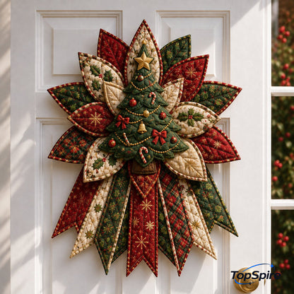 TopSpire®Beginner-Friendly Oversized Christmas Character Quilted Door Hanger Sewing Kit Complete Kit with All Tools & Step-by-Step Guide Included